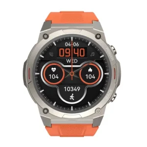 HK08 Men'S GPS Smartwatch, Compass Smartwatch With Call Function, Fitness Tracking Watch In Sports Mode, 1.43-inch AMOLED Smartwatch, Durable Android And IOS Smartwatch