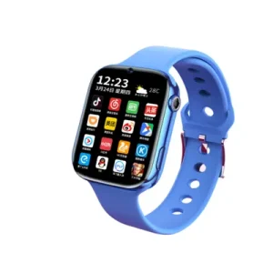 Little Meatball Smart Watch - HD Display, 1000mAh Long Battery Life, 110+ Exercise Modes, Sleep Monitor, Fitness Tracker with Distance Tracking & Step Counter for iPhone & Android, Fitness Tracking Watch | Modern Smartwatch | Silicone Strap Watch, Smart W