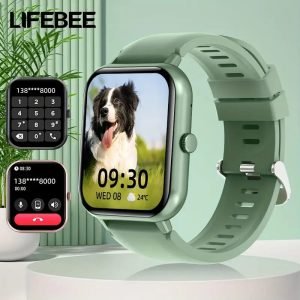 [Men's Smartwatch] Fashionable Men's Smartwatch, 2.01 Inches, Multiple Sports Modes, Wireless Calling Function, Built-in TWS Earbuds, Information Reminders, Women's Smartwatch, Remote Control Photography, Music Playback, Drinking Reminder, Best Gift for F