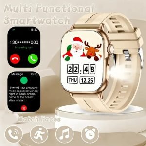YAOCX 2025 New Men's And Women's Fashion Smartwatch S4 Ultra 1.53-inch AMOLED High-definition Display 300mAh Battery, Message Push, NFC Access Control, Sports Trajectory, Sleep Monitoring, Sturdy And Durable, Fitness Companion, Call And Message Notificati