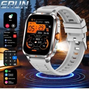 YAOCX 2025 New Men'S Outdoor Sports Smartwatch with 2, 13-inch HD AMOLED Screen, 100+ Sports Modes, 1000mAh Large Battery Long Battery Life, IPX8, Zinc Alloy Body, Built-in Compass/Barometer/Altimeter, Step/Sleep Tracking, Rugged, Fitness Companion, Exqui