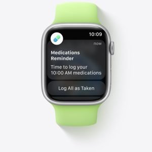 AMOLED curved screen smartwatch, Men's and Women's sports smartwatch, wireless calling, message reminder, alarm clock, control music playback, control photography, change dial wallpaper.
